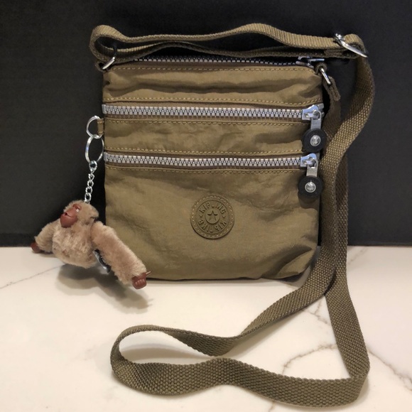 Kipling Bags Kipling Olive Green Crossbody Bag Poshmark